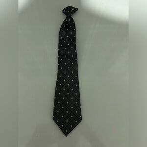 Boy's Clip On Tie Polka Dots